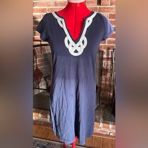 Lilly Pulitzer Blue Tunic Dress Short Sleeve